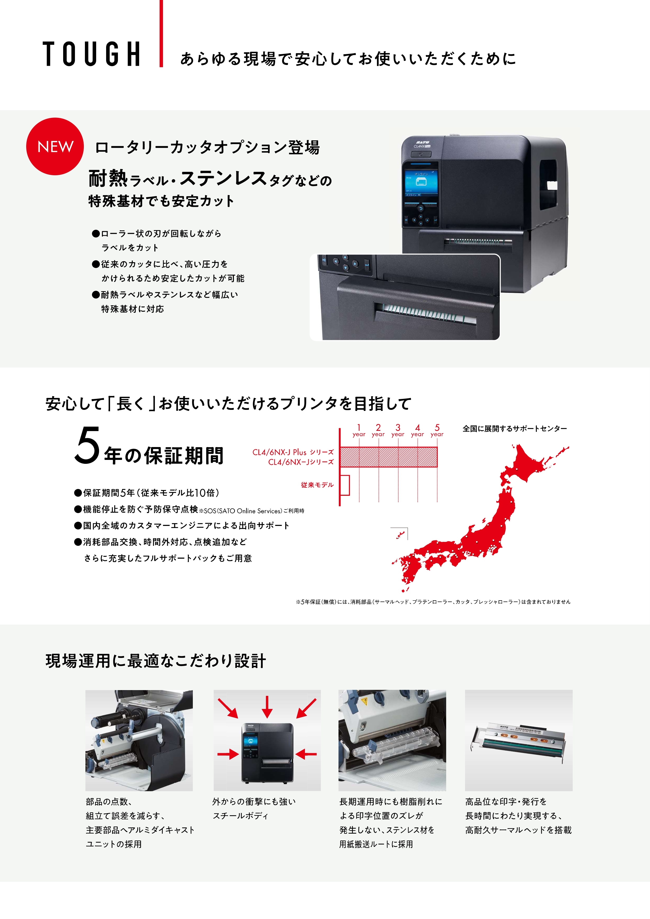 サトー SATO スキャントロニクス プラス CL4NX-J08 Plus 標準仕様 業務